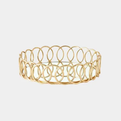 Loops Brass Tray