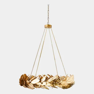 Laurel Brass Chandelier