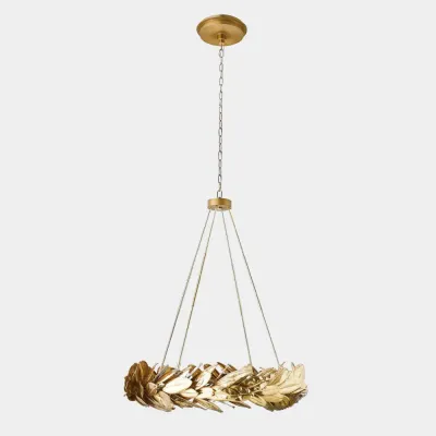 Laurel Brass Chandelier