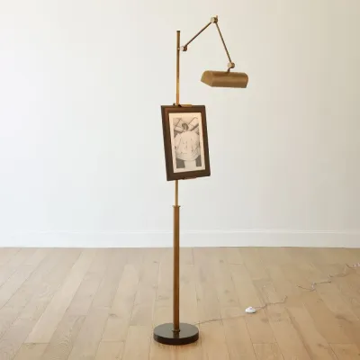 Display Brass Floor Lamp