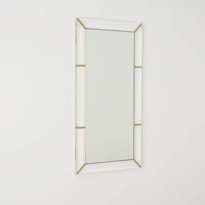Asher Acrylic/Brushed Brass Rectangular Mirror