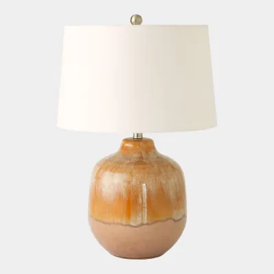 Magnus Brown Earth Glazed Table Lamp