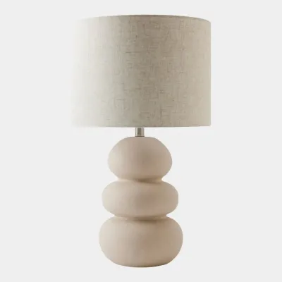 Anna Beige Ceramic Lamp