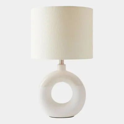 Open White Ring Lamp