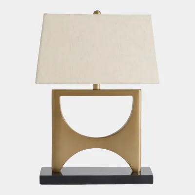 Eta Antique Brass Table Lamp