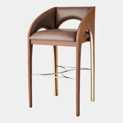Arches Nutmeg/Champagne Barstool