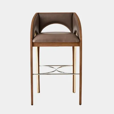 Arches Nutmeg/Champagne Barstool