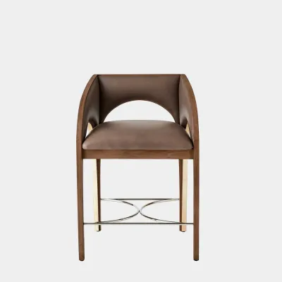 Arches Nutmeg/Champagne Counter Stool