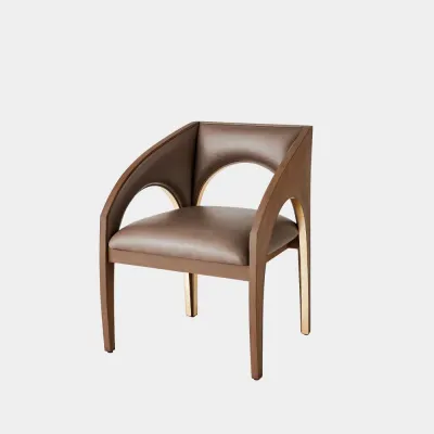 Arches Nutmeg/Champagne Dining Chair