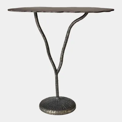 Forest Blossom Natural Iron Console