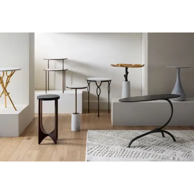 Forest Blossom Natural Iron Side Table