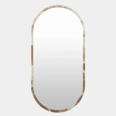 Brindle Oval Mirror