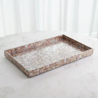 Mother Of Pearl Box and Tray - Sunset