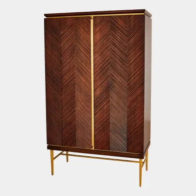 Latilla Tall Bar Cabinet