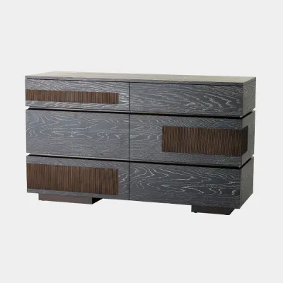 Brazil Black Cerused Oak Dresser