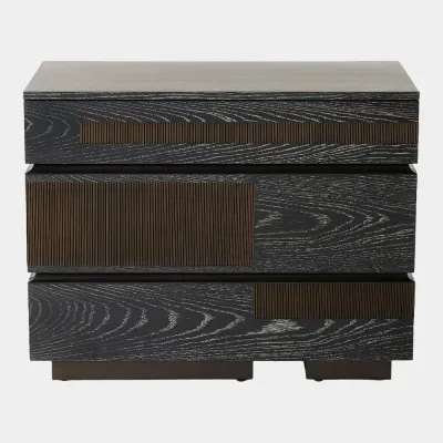 Brazil Black Cerused Oak Chest