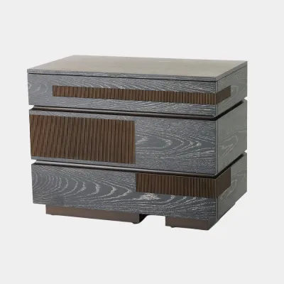 Brazil Black Cerused Oak Chest