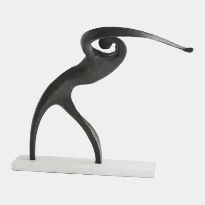 Backswing Abstract Bronze Sculpture