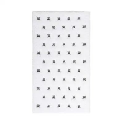 Alice White/Silver Bath Rug