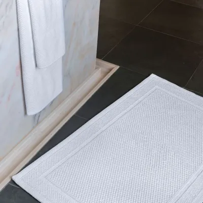 Bee Waffle Area Rugs Fog