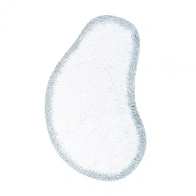 Maiko White/Sea Mist Bath Rug