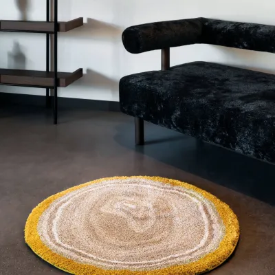 Gold Agate Multicolor Bath Rug