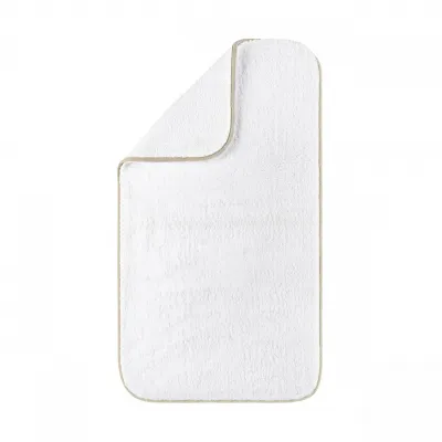 Portobello White/Linen Bath Rug