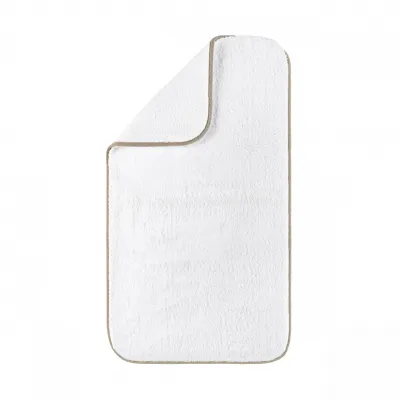 Portobello White/Stone Bath Rug