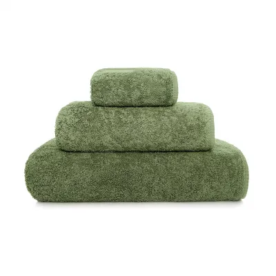 Long Double Loop Jade Bath Towels