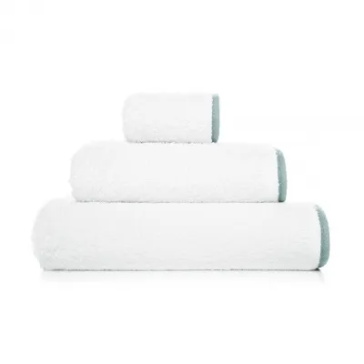 Portobello White/Sea Mist Bath Towels