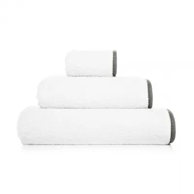 Portobello White/Storm Bath Towels