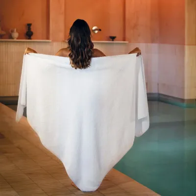 Egoist White Eco Bath Sheet