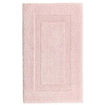 Classic Reversible Combed Cotton Bath Rugs Pearl