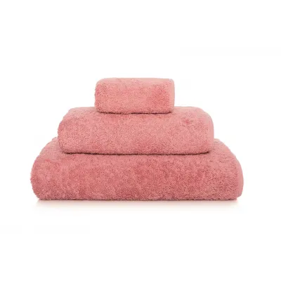Long Double Loop Blush Bath Towels