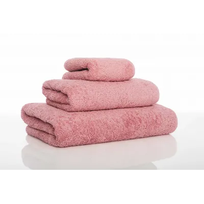 Long Double Loop Blush Bath Towels