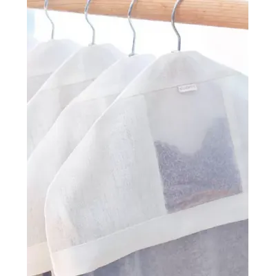 Hanger Cover - Natural Linen/Cedar