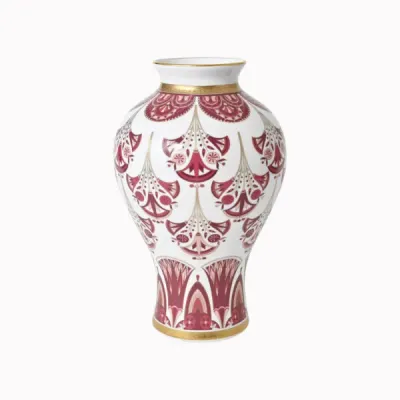 Rêves Du Nil Pourpre Or Vase 35Cm