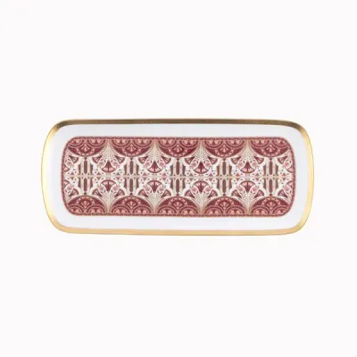 Rêves Du Nil Pourpre Or Rectangular Cake Platter