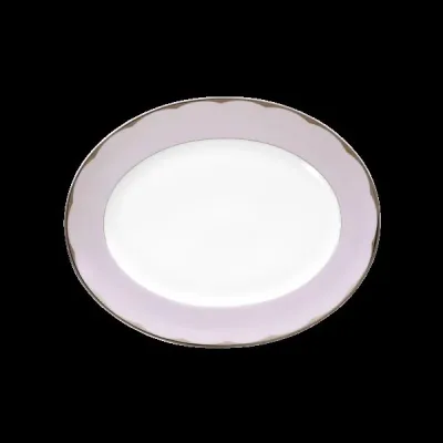 Barbara Barry Illusion Oval Dish Lavande Platinum