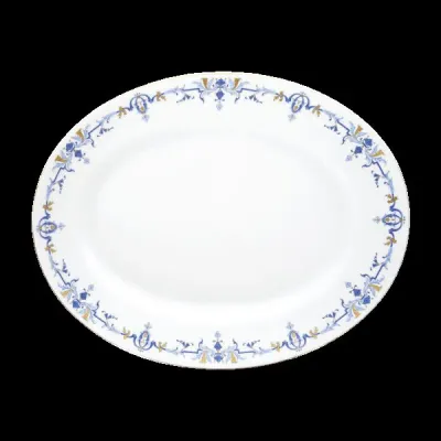 Ritz Marthe Oval Dish Bleu Gold