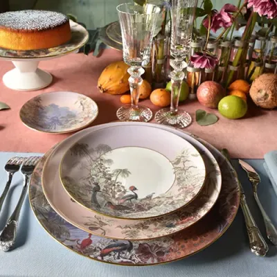 Le Brésil – Manufacture Zuber Dinnerware