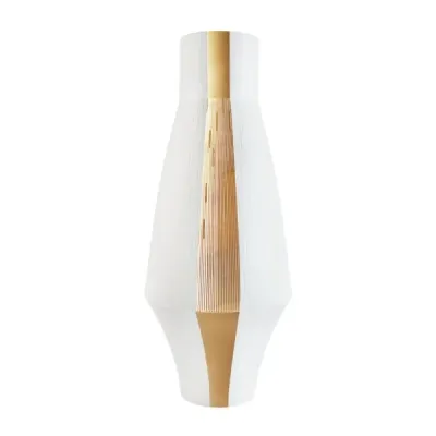 Infini 2 Bandes Or Vase