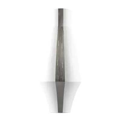 Infini 2 Bandes Platine Vase
