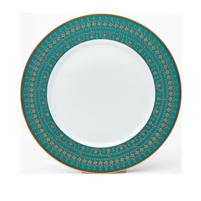 Tiara Peacock Blue/Gold Dinnerware (Special Order)