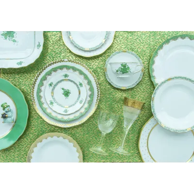Chinese Bouquet Green Dinnerware