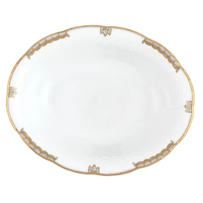 Princess Victoria Gray Oval Vegetable Dish