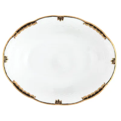 Princess Victoria Black Oval Vegetable Dish