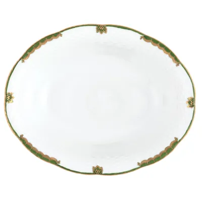 Princess Victoria Dark Green Oval Vegetable Dish