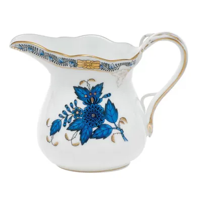 Chinese Bouquet Black Sapphire Creamer