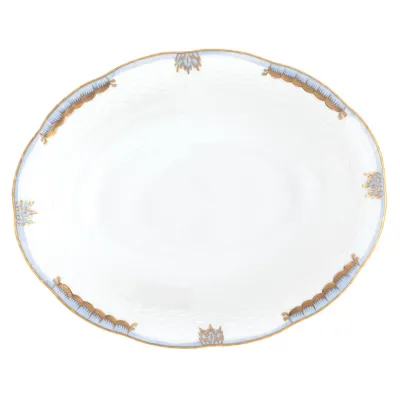 Princess Victoria Light Blue Oval Vegetable Dish